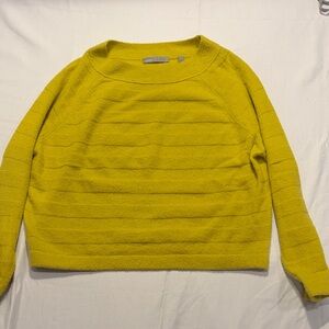 Vince Mustard Crew Neck Sweater